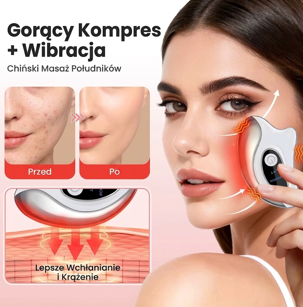 Gorący kompres i wibracje LiftSkinCare — lepsze wchłanianie kosmetyków i poprawa jakości skóry